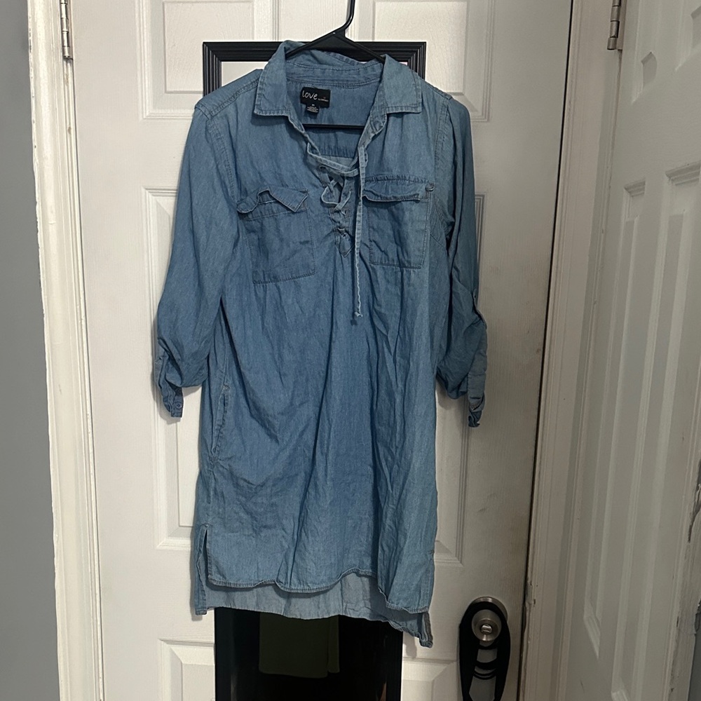Blue Denim Dress